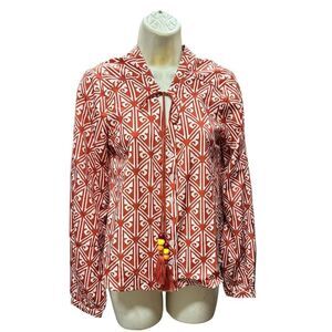 The Shirt by Rochelle Behrens Long Sleeve Blouse NWT Size XS